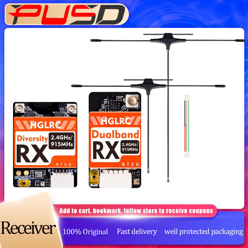 Penerima ELRS Dual-band True D - Drone Racing Receiver ulasan dan harga